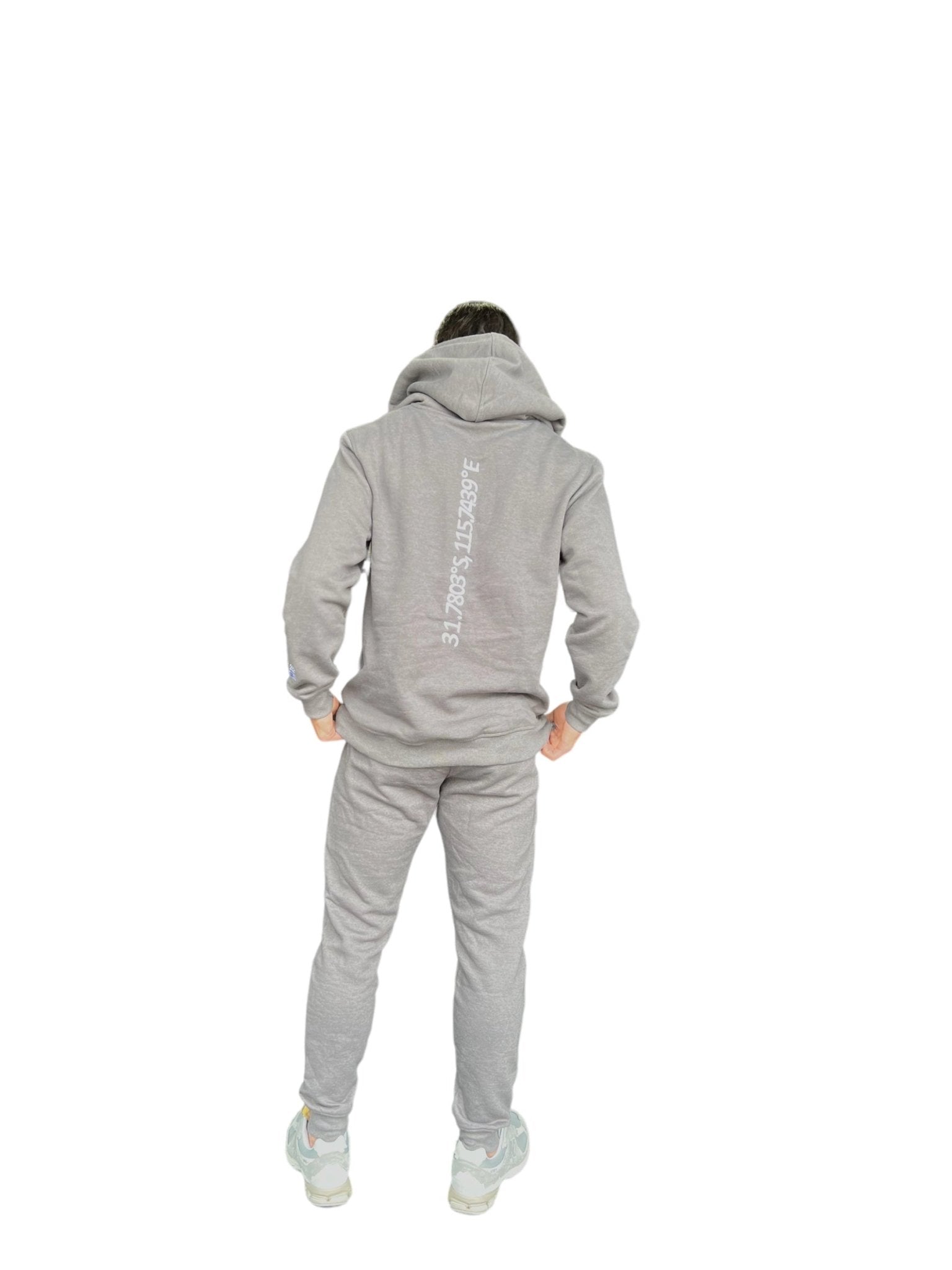 Jz Fitted Collection White on grey - Tracksuits - Jyeza