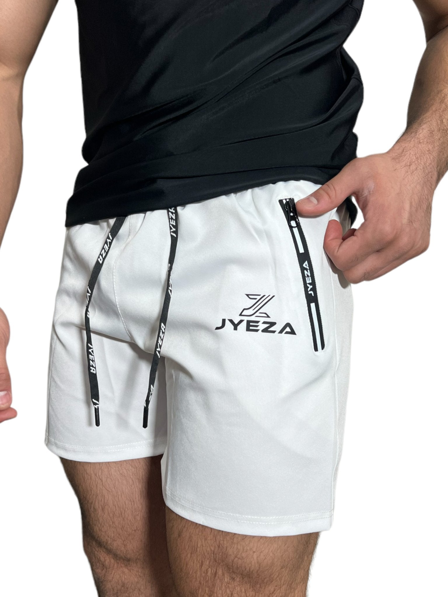 JZ sports shorts white - Jyeza