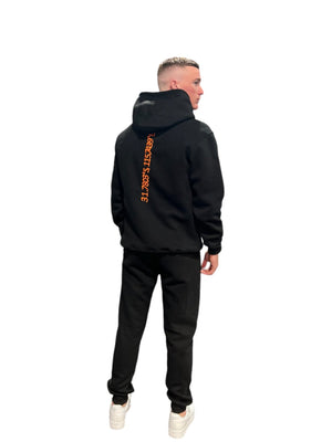 Jz Fitted Collection Orange on black Tracksuits - Jyeza