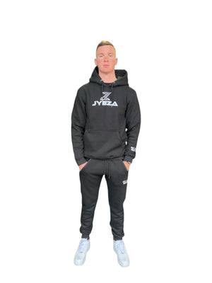 Jz Fitted Collection White on black - Tracksuits - Jyeza