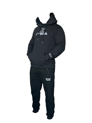 Jz Fitted Collection White on black - Tracksuits - Jyeza