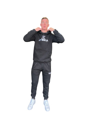 Jz Fitted Collection White on black - Tracksuits - Jyeza