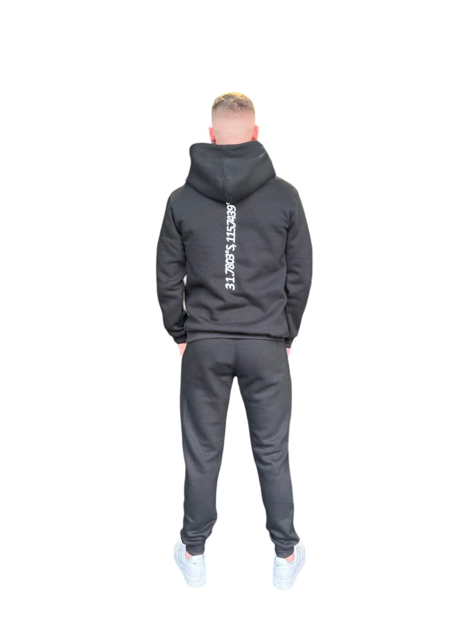 Jz Fitted Collection White on black - Tracksuits - Jyeza