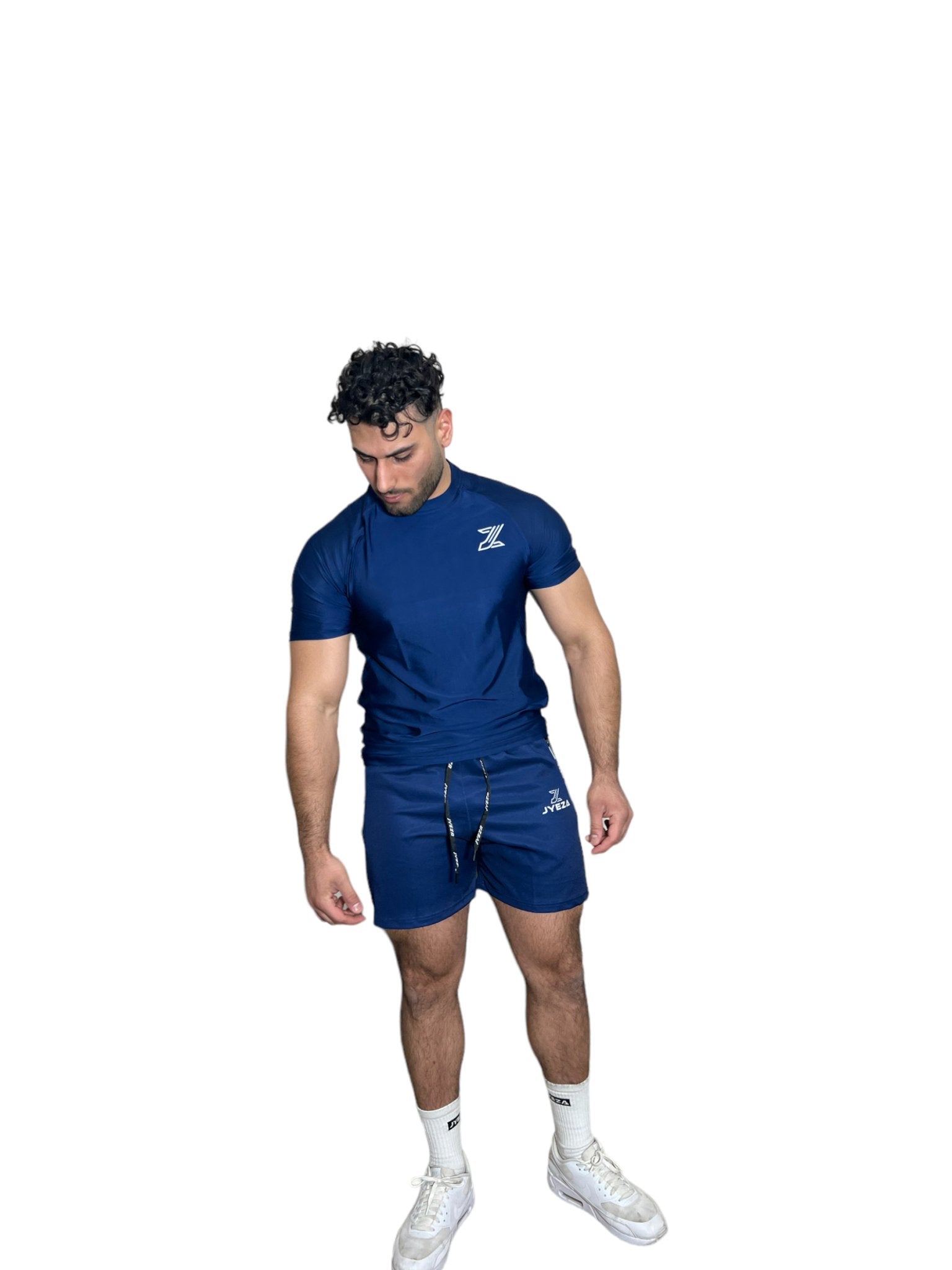 JZ Sports Shorts Navy - Jyeza